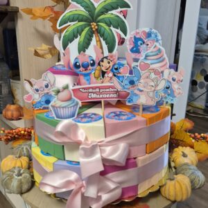 Картонена торта Стич