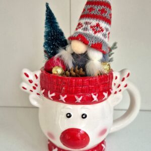 Коледни чаши с декорация