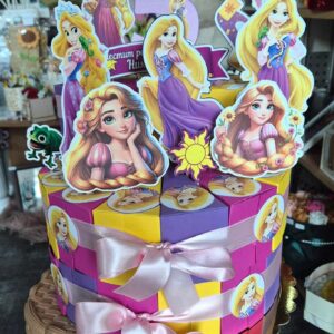 Картонена торта Рапунцел