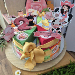 Картонена торта Ферма