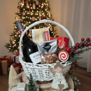 Луксозна коледна подаръчна кошница