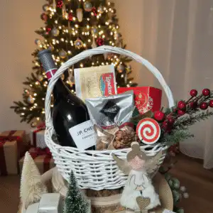 Луксозна коледна подаръчна кошница