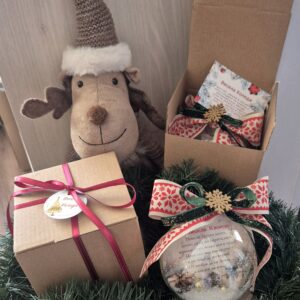 Коледна топка с пожелание