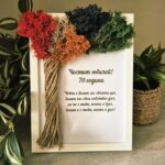Уникален ръчно изработен подарък за 70-годишен юбилей! Стилен подарък с цветен скандинавски мъх и вдъхновяващо послание. Поръчайте онлайн от Foxy Art Cup.